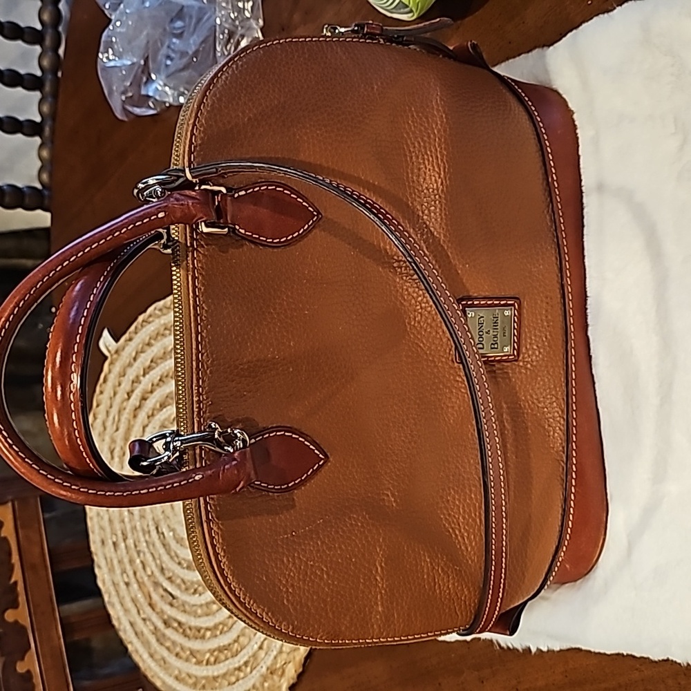 Dooney and Bourke Zip Zip Satchel in PEBBLED leather
